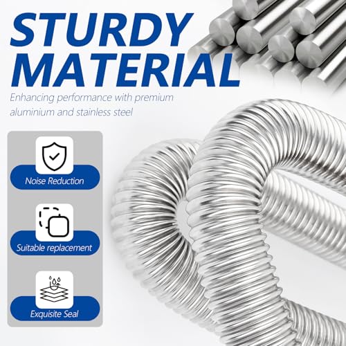 78.7" Diesel Heater Exhaust Pipe,ID 1 Inch Exhaust Pipe Kit with - Product Imagery