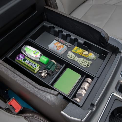 PIMCAR Center Console Organizer for 2024 2025 2026 Ford F150 & - Product Imagery