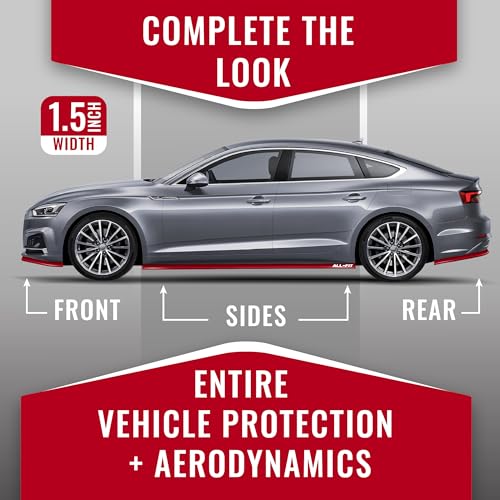 All-Fit Complete Lip Kit for Bumper & Side Skirt (1.5”W x 30’L, - Product Imagery
