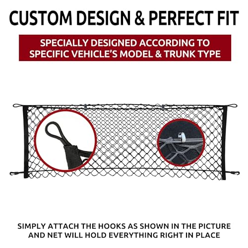 Envelope Style Automotive Trunk Mesh Cargo Net for Hyundai - Product Imagery