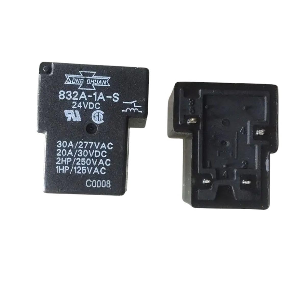 832A-1A-S 24VDC Relay 4 Pin New 2025 for Arrival High Reliable - Product Imagery