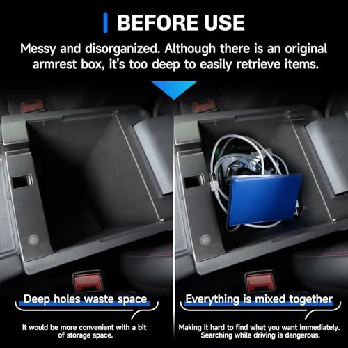 SXCY for 2025 2026 2027 Ford Explorer Center Console Organizer - Product Imagery