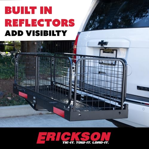 Erickson 07496 Cargo Carrier with Sides (Folding, 500 lb. Rated) - Product Imagery