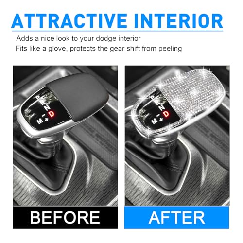 Gear Shift Knob Head Cover Bling Trim for Durango Accessories - Product Imagery