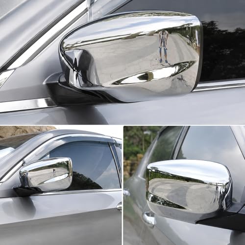 Sizver Chrome Top Half Door Mirror Cover Overlay Designed for - Product Imagery