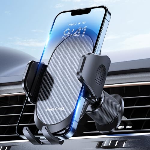 miracase Phone Holders for Your Car with Metal Hook Clip, Air - Product Imagery