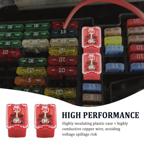 10PCS Car Fuse Kit,Low Car Fuses Assortment Kit Including - Product Imagery