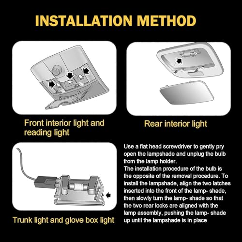 24PCS Car LED Bulbs, LED Interior Car Lights Combination Bulb - Product Imagery