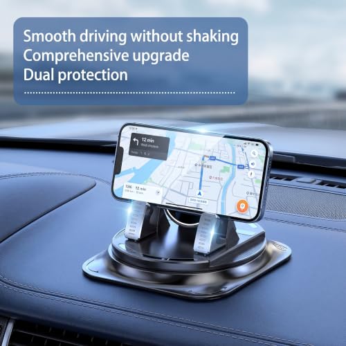Car Phone Holder 360 Degree Rotation, Non-slip Car Navigation - Product Imagery