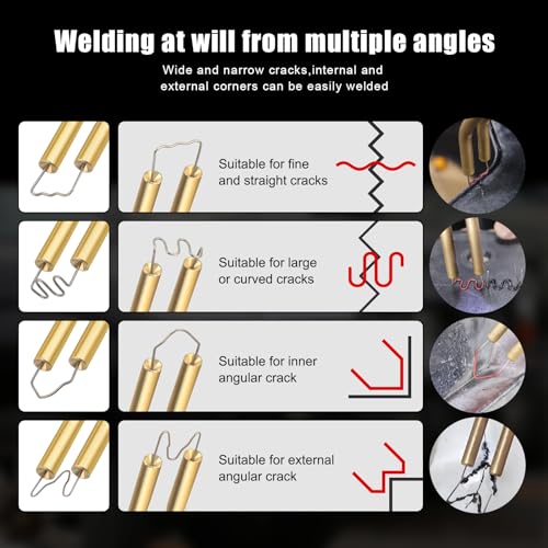 ATOLS Upgraded Plastic Welder, 1000PCS Staples, Pure Copper - Product Imagery