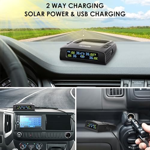 Tymate TM2 RV Tire Pressure Monitoring System, TPMS Set of 4 - Product Imagery