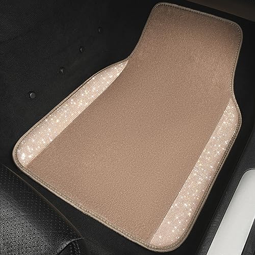 CAR PASS Bling Car Mats Shining Diamond Carpet Crystal - Product Imagery