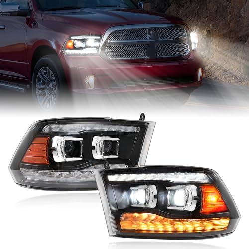 Full LED Headlight for 2009-2018 Dodge Ram 1500 Accessories - Product Imagery
