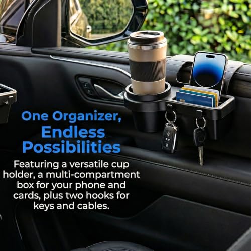 Mandark 2PCS Car Window Storage Organizer, Multifunctional - Product Imagery