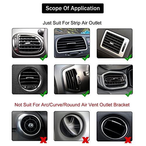 LivTee 20 Pieces Car Air Conditioner Decoration Strip for Vent - Product Imagery
