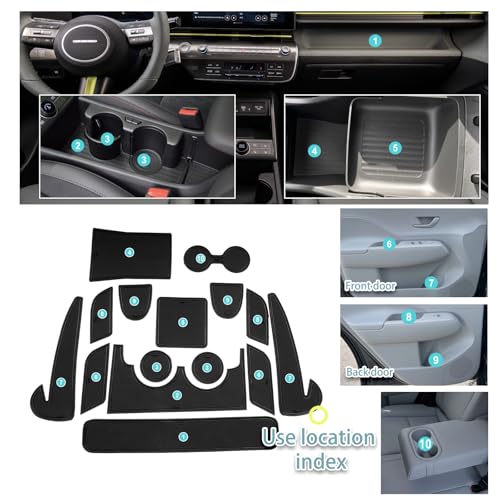 SHAOHAO for 2025 2026 Hyundai Kona Accessories Center Console - Product Imagery
