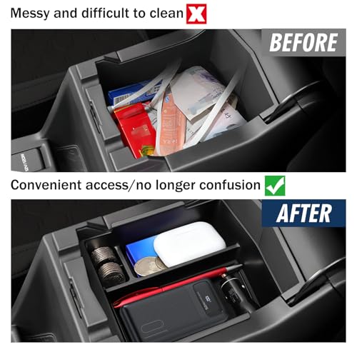 Center Console Organizer for 2025 2026 Subaru Forester Premium - Product Imagery