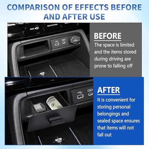 Center Console Storage Tray for 2023-2026 Honda Pilot & 2026 - Product Imagery