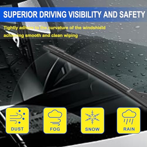 OEM Quality 26" + 16" Premium All-Seasons Durable Stable and - Product Imagery