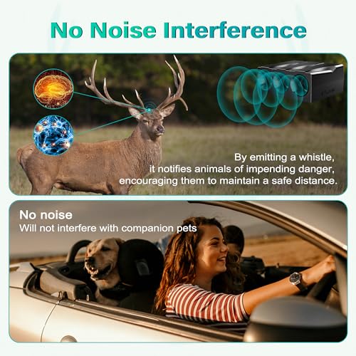 Elook Upgraded Deer Whistles for Car, Deer Horn for Car, Save - Product Imagery
