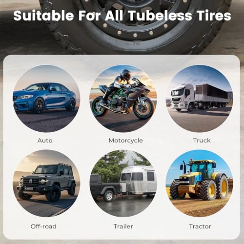 ETENWOLF Flat Tire Repair Kit with Plugs 16 Pcs, Heavy Duty Tire - Product Imagery