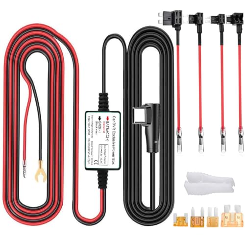 Gebildet Dash Cam Hardwire Kit, Type C USB Hard Wire Kit 12V-24V - Product Imagery