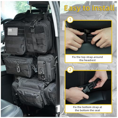 Tactical Car Seat Back Organizer,Tactical Molle Seat Back - Product Imagery