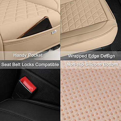 Black Panther 1 Pair Luxury Car Seat Covers Front Bottom Seat - Product Imagery