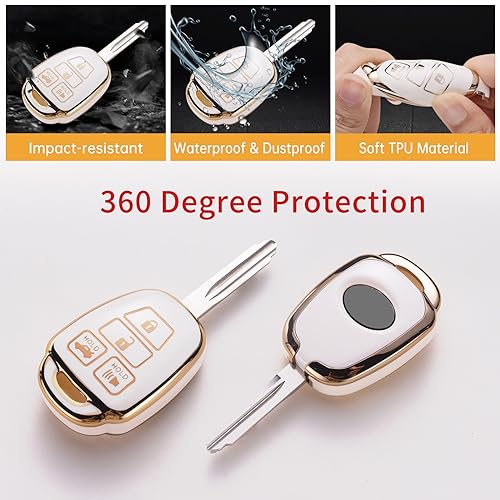 Gematay for Toyota Key Fob Cover Compatible with Corolla 2014 - Product Imagery