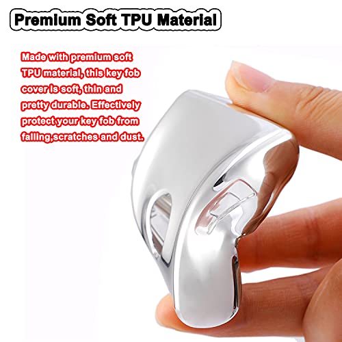 Key Fob Cover for Volvo Soft TPU Smart Key Case Holder Fits for - Product Imagery
