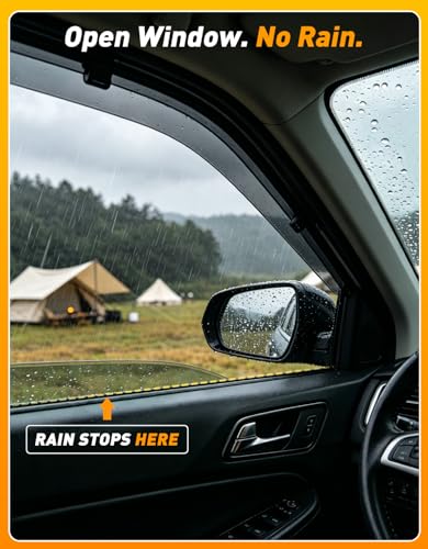 Window Visors Rain Guards for Honda Civic Hatchback 2022-2026 - Product Imagery