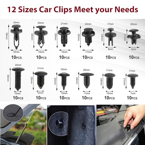 JNLK 352pcs Trim Removal Tool, Pry Tool, Door Panel Removal Tool - Product Imagery