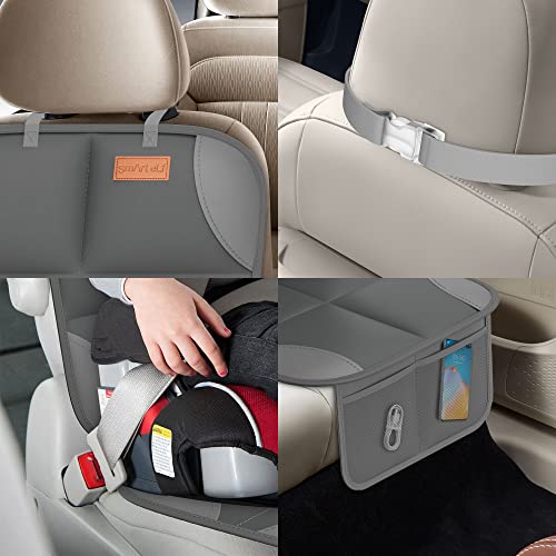 SMART ELF 2 Pack in Gift Box Car Seat Protector (Dark Gray) - Product Imagery