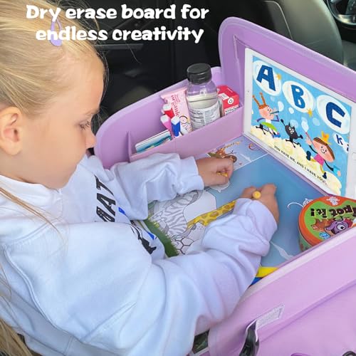 MENZOKE Kids Travel Tray for Car Seat, Road Trip Essentials Kids - Product Imagery