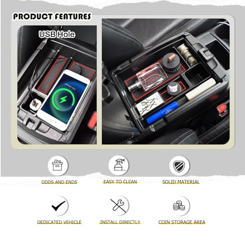 Center Console Organizer Tray for Nissan Rogue 2014-2020 / - Product Imagery