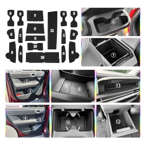 SKTU Door Slot Mat for 2024 2025 2026 Hyundai Santa Fe Door - Product Imagery