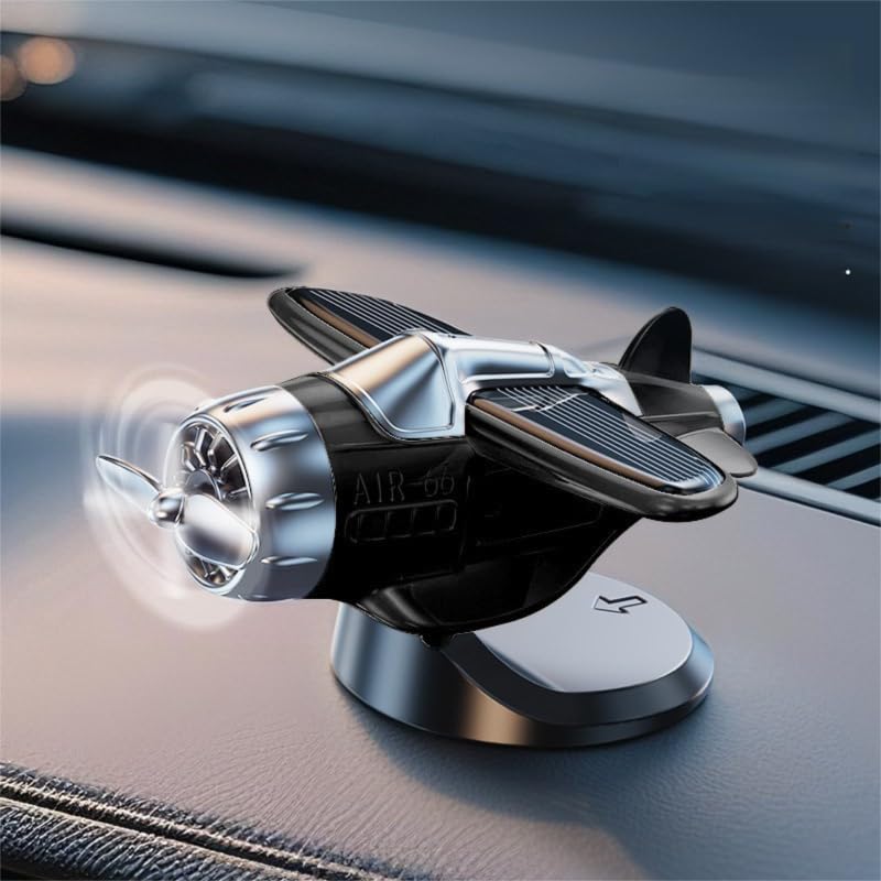 JIAYOSEE A Solar-Powered Car Ornament（black） - Product Imagery