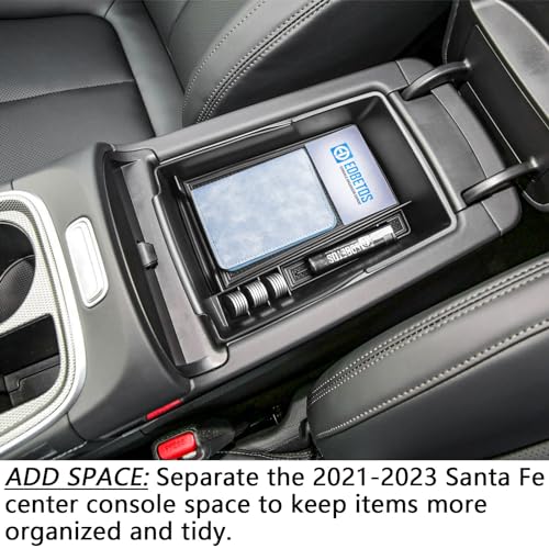 Center Console Organizer Tray for Hyundai Santa Fe TM 2021-2023 - Product Imagery