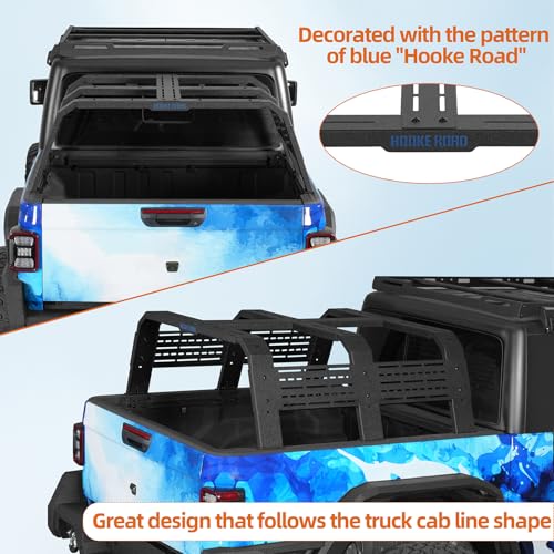 Hooke Road Overland Truck Bed Rack for Toyota Tacoma 5' Bed, - Product Imagery