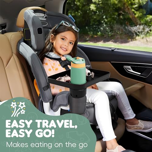 Car Seat Tray for Kids Fits 2.8'-3.2'Cup Holders (1, Standard - Product Imagery