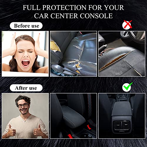 Frienda Furry Armrest Cover Auto Center Console Cover Car Soft - Product Imagery