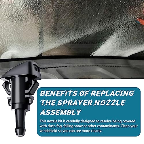 AUCELI Windshield Washer Hose Kit, 22 Pcs Set - Product Imagery