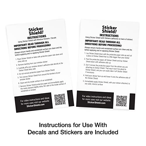 STICKER SHIELD - Windshield Sticker Applicator for Easy - Product Imagery