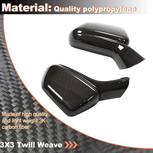 Real Carbon Fiber Mirror Cover fits for Chevrolet Camaro LT SS - Product Imagery