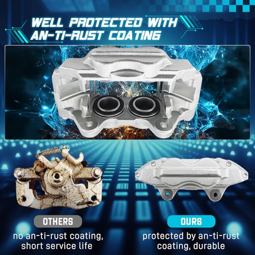 IRONTEK 192712 Front Left Driver Side Brake Caliper Assembly - Product Imagery
