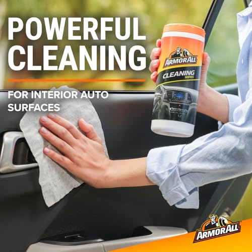 Armor All Car Cleaning Wipes, 90 Count Canister, Car Wipes - Product Imagery