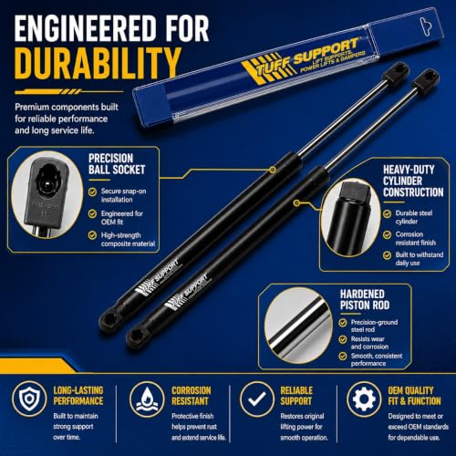 Tuff Support 2 Pieces (Set) Hatch Lift Supports Compatible With: - Product Imagery