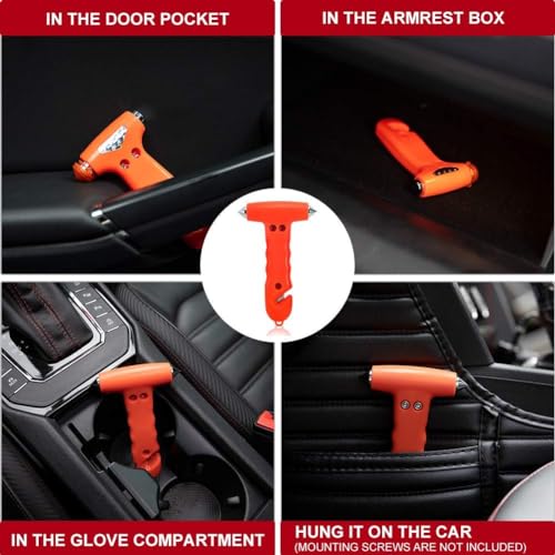 MOTORBUDDY Seatbelt Cutter and Window Breaker for Cars,Glass - Product Imagery