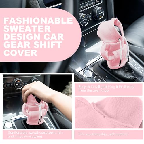 SLLAK Gear Shift Hoodie, Universal Car Shift Knob Cover, Mini - Product Imagery