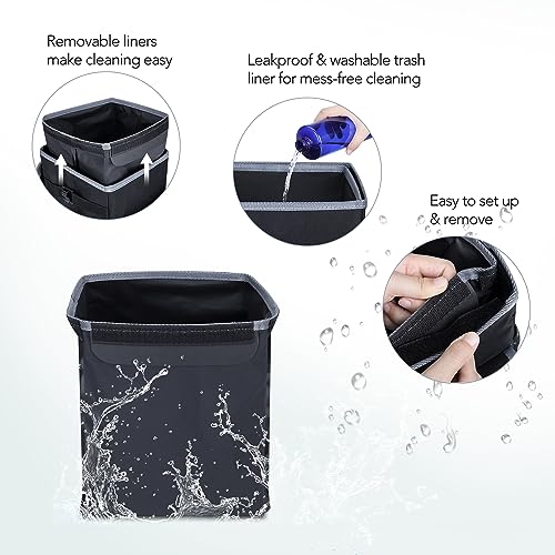 Farasla All-in-One Car Trash Can, Garbage Bag for Car - Product Imagery
